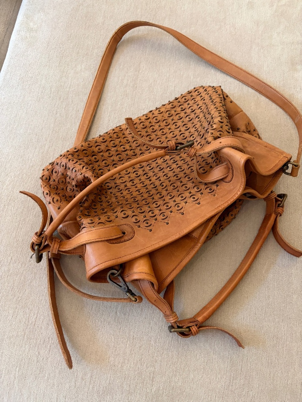 Platania Leather Bag, Made in Italy